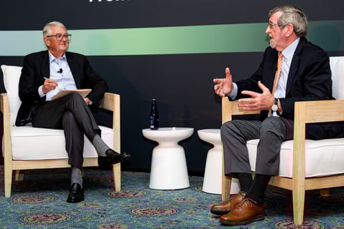 Michael Dowling, CEO emeritus of Northwell Health, spoke with Dan Gross and conveyed the importance of embracing change as a catalyst for growth and innovation