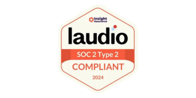 Laudio SOC 2 Type 2 Compliant