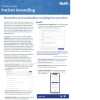 Patient Rounding